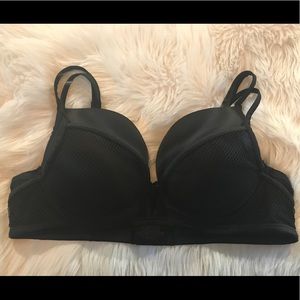 Torrid black bra w/ mesh detail 42D